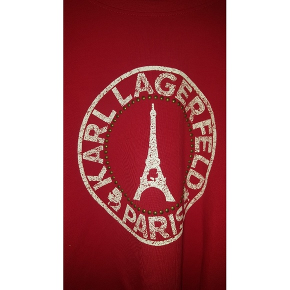 KARL LAGERFELD SHEAT SHIRT 🆕 - Picture 2 of 5